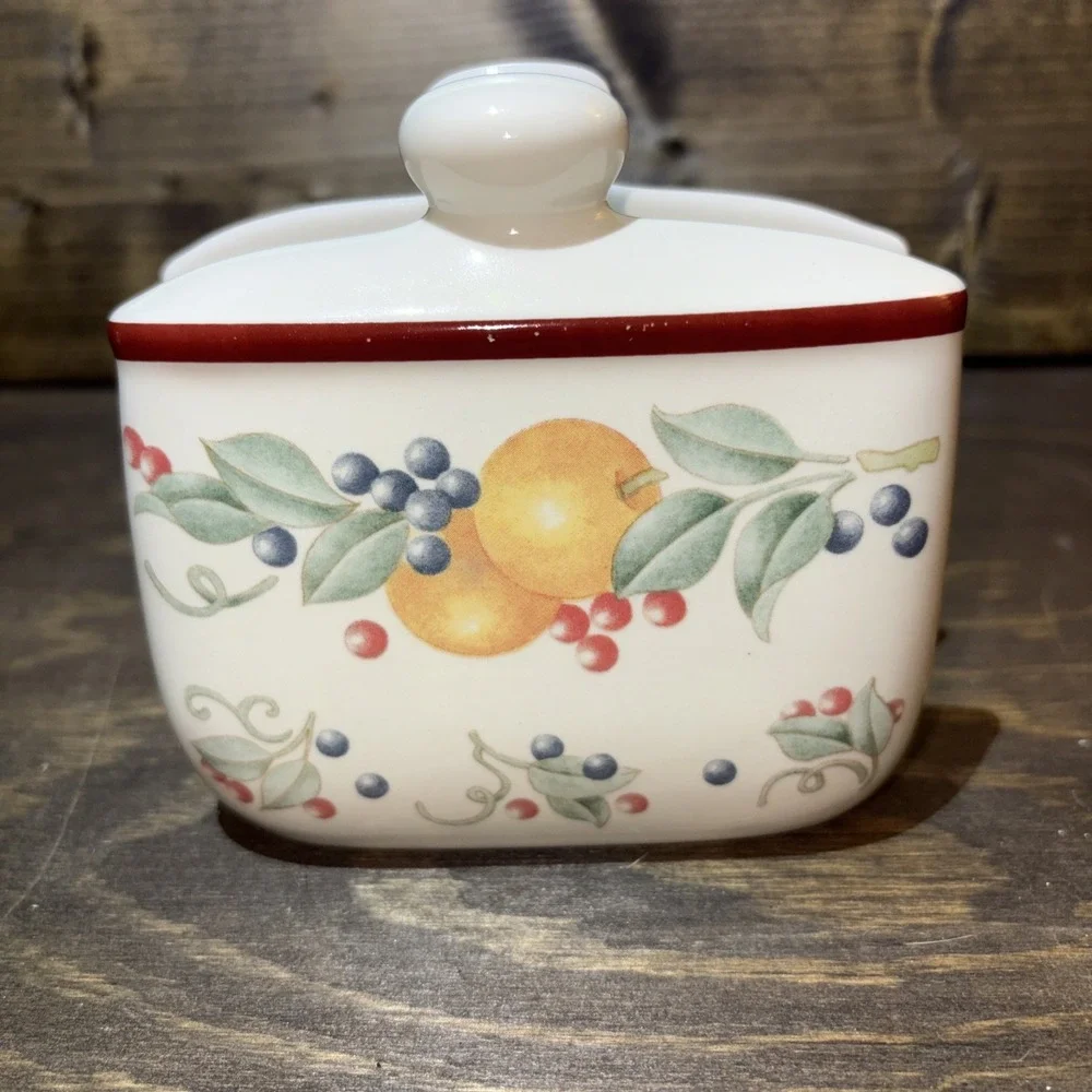 Corelle Coordinates ABUNDANCE Fruit Pattern NAPKIN HOLDER by Jay Import Company